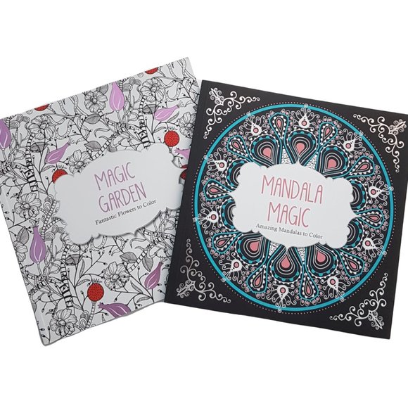 2 Adult Colouring Books